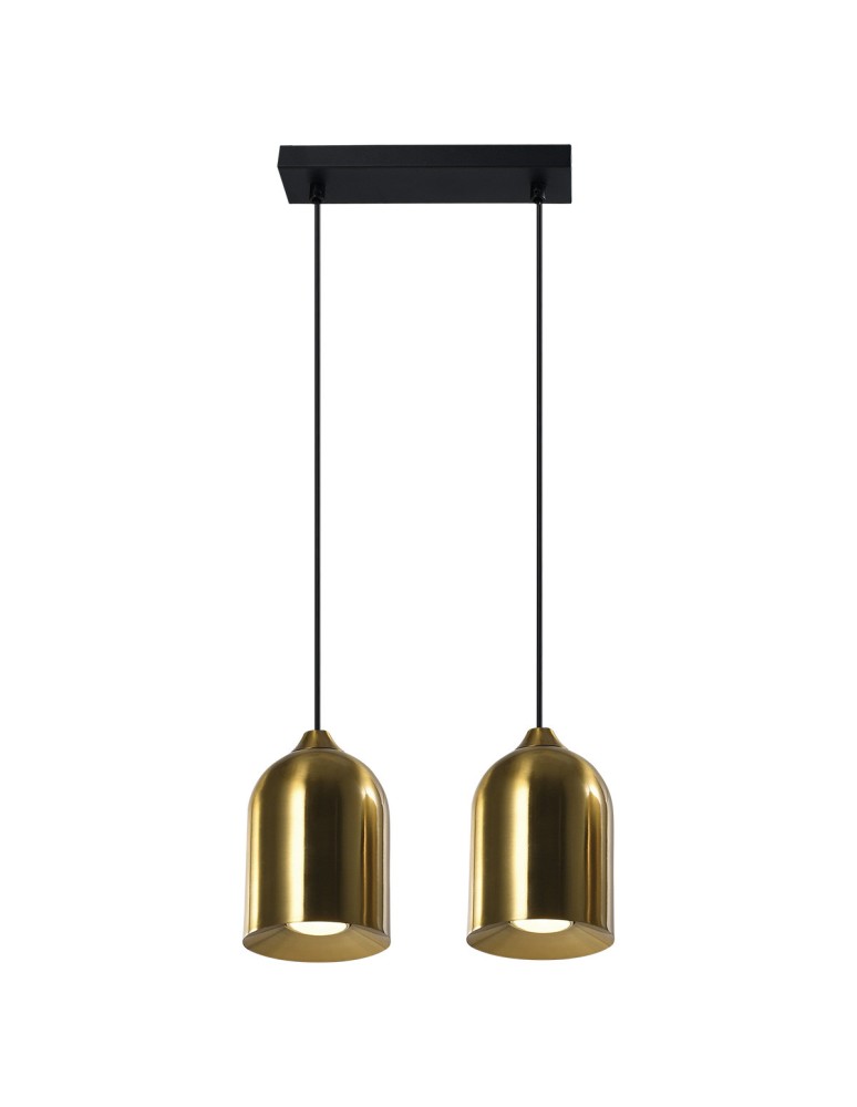 Light Prestige Metalowa lampa wisząca Nilo złota 2xGU10 LP-0110/2L GD Light Prestige Metalowa lampa wisząca Nilo złota 2xGU10 LP-0110/2L GD