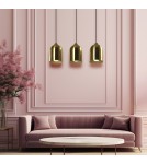 Light Prestige Metalowa lampa wisząca Nilo złota 3xGU10 LP-0110/3L GD Light Prestige Metalowa lampa wisząca Nilo złota 3xGU10 LP-0110/3L GD