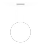 Lampy wiszące - Light Prestige Lampa wisząca Mirror L biała IP44 LED CCT LP-999/1P L WH CCT - product 1