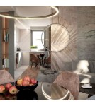 Light Prestige Lampa wisząca Mirror S złota IP44 LED CCT LP-999/1P S GD CCT Light Prestige Lampa wisząca Mirror S złota IP44 LED CCT LP-999/1P S GD CCT