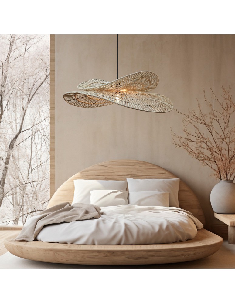 Light Prestige Rattanowa lampa wisząca Raya naturalna 1xE27 LP-2704/1P NT Light Prestige Rattanowa lampa wisząca Raya naturalna 1xE27 LP-2704/1P NT