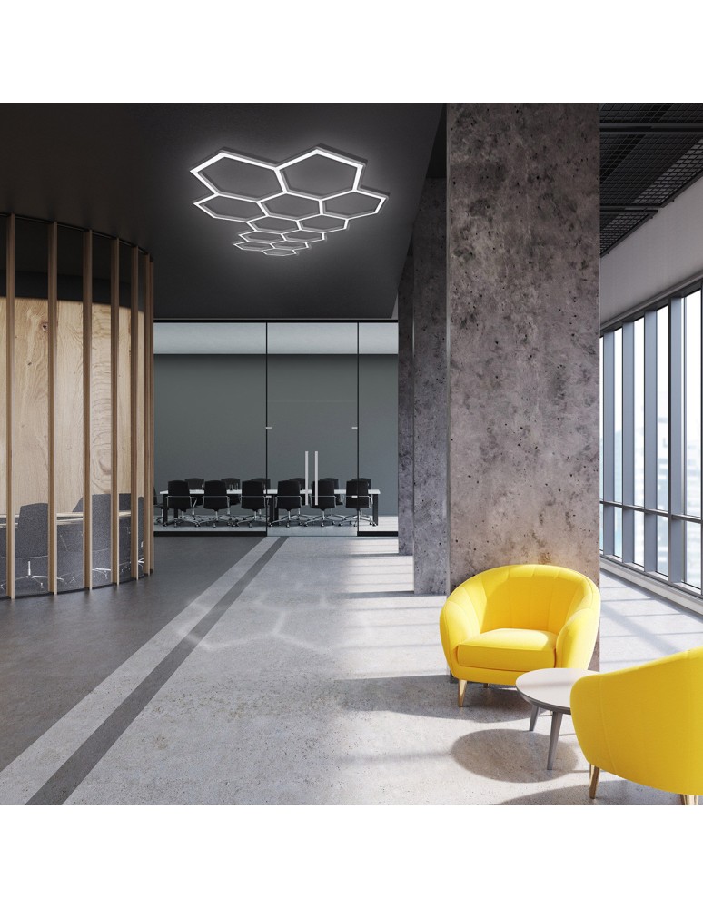 Light Prestige Plafon Geometric System 1 New LED 4000K LP-0209/1C 4K Light Prestige Plafon Geometric System 1 New LED 4000K LP-0209/1C 4K