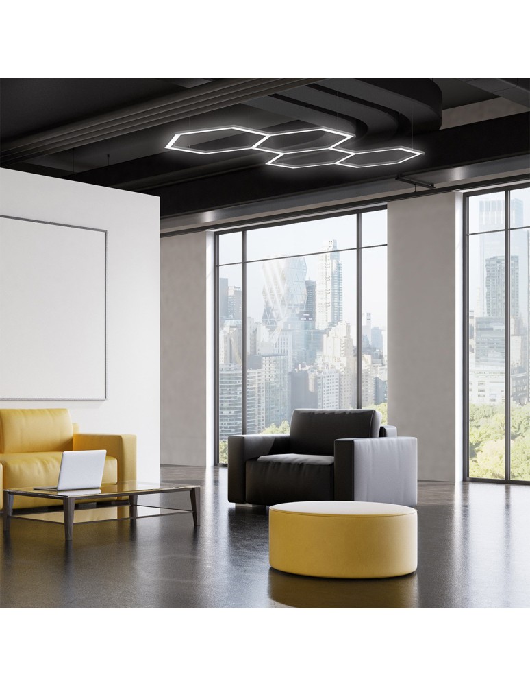 Light Prestige Plafon Geometric System 5 New LED 4000K LP-0209/5C 4K Light Prestige Plafon Geometric System 5 New LED 4000K LP-0209/5C 4K