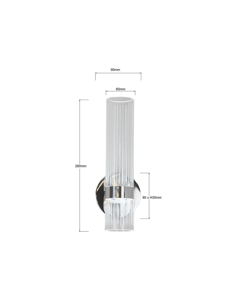 Light Prestige Kinkiet Ambiente chrom LED CCT LP-1510/1W CH Light Prestige Kinkiet Ambiente chrom LED CCT LP-1510/1W CH