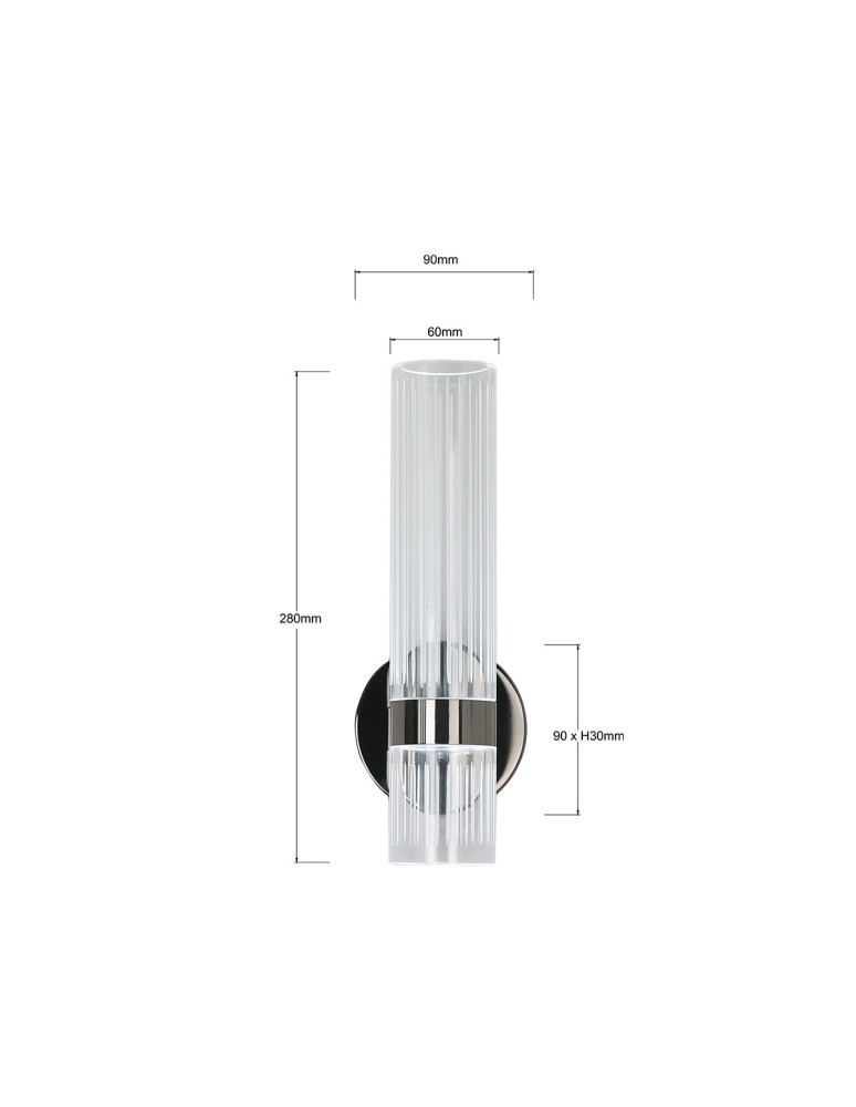 Light Prestige Kinkiet Ambiente grafitowy LED CCT LP-1510/1W GR Light Prestige Kinkiet Ambiente grafitowy LED CCT LP-1510/1W GR