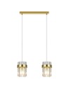 Light Prestige Lampa wisząca Vetro złota 2xE14 LP-2910/2L GD