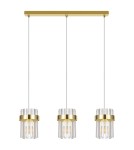 Lampy wiszące - Light Prestige Lampa wisząca Vetro złota 3xE14 LP-2910/3L GD - product 1