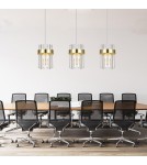 Lampy wiszące - Light Prestige Lampa wisząca Vetro złota 3xE14 LP-2910/3L GD - product 2
