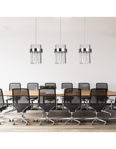 Light Prestige Lampa wisząca Vetro chrom 3xE14 LP-2910/3L CH - produkt 2