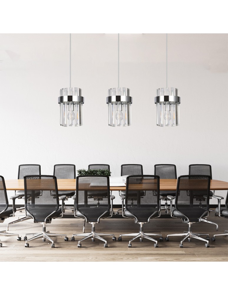 Light Prestige Lampa wisząca Vetro chrom 3xE14 LP-2910/3L CH Light Prestige Lampa wisząca Vetro chrom 3xE14 LP-2910/3L CH