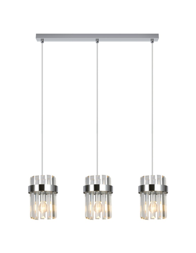 Light Prestige Lampa wisząca Vetro chrom 3xE14 LP-2910/3L CH Light Prestige Lampa wisząca Vetro chrom 3xE14 LP-2910/3L CH