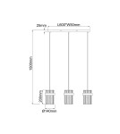 Light Prestige Lampa wisząca Vetro chrom 3xE14 LP-2910/3L CH Light Prestige Lampa wisząca Vetro chrom 3xE14 LP-2910/3L CH