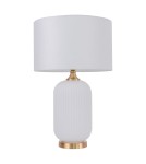 Light Prestige Lampa stołowa Tamiza 65 cm biała 1xE27 LP-1515/1T big white Light Prestige Lampa stołowa Tamiza 65 cm biała 1xE27 LP-1515/1T big white