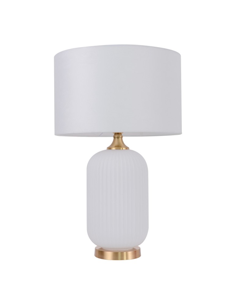 Light Prestige Lampa stołowa Tamiza 65 cm biała 1xE27 LP-1515/1T big white Light Prestige Lampa stołowa Tamiza 65 cm biała 1xE27 LP-1515/1T big white