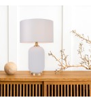 Light Prestige Lampa stołowa Tamiza 65 cm biała 1xE27 LP-1515/1T big white Light Prestige Lampa stołowa Tamiza 65 cm biała 1xE27 LP-1515/1T big white