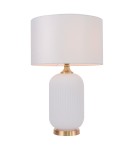 Light Prestige Lampa stołowa Tamiza 65 cm biała 1xE27 LP-1515/1T big white Light Prestige Lampa stołowa Tamiza 65 cm biała 1xE27 LP-1515/1T big white