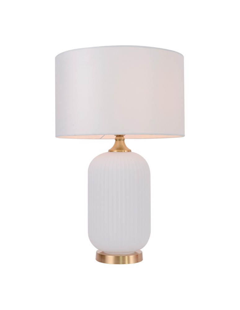 Light Prestige Lampa stołowa Tamiza 65 cm biała 1xE27 LP-1515/1T big white Light Prestige Lampa stołowa Tamiza 65 cm biała 1xE27 LP-1515/1T big white