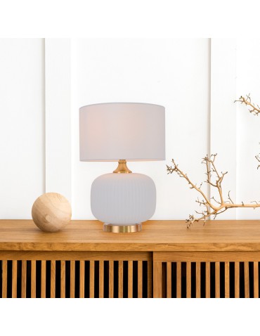 Light Prestige Lampa stołowa Tamiza 48 cm biała 1xE27 LP-1515/1T small white - produkt 2