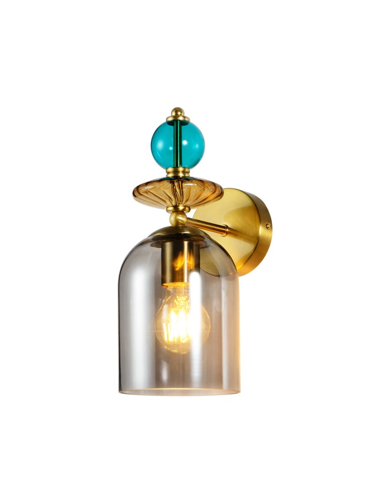 Kinkiety - Light Prestige Kinkiet Tropea dymny 1xE27 LP-2004/1W SM - product kolory-swiatla.pl 3