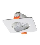 Lampy podtynkowe LED - Light Prestige Ruchome kwadratowe oczko podtynkowe Plus białe LED CCT LP-1506/1RS WH Square - product 1