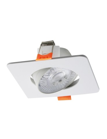Light Prestige Ruchome kwadratowe oczko podtynkowe Plus białe LED CCT LP-1506/1RS WH Square