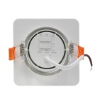 Lampy podtynkowe LED - Light Prestige Ruchome kwadratowe oczko podtynkowe Plus białe LED CCT LP-1506/1RS WH Square - product 3
