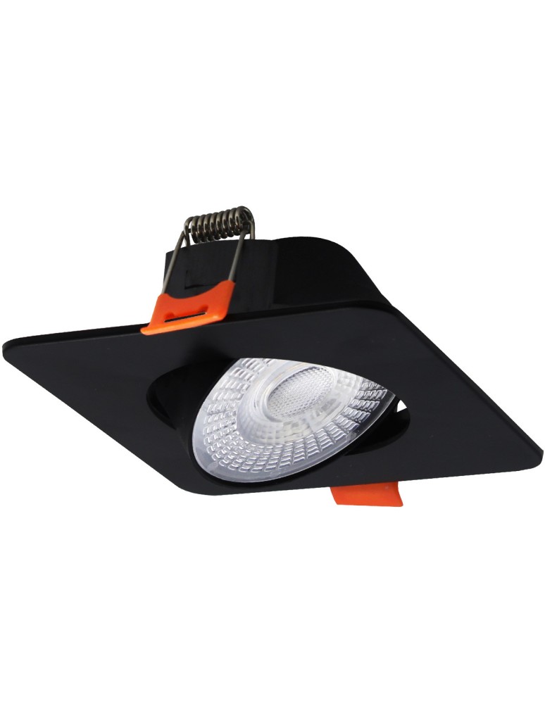Light Prestige Ruchome kwadratowe oczko podtynkowe Plus czarne LED CCT LP-1506/1RS BK Square Light Prestige Ruchome kwadratowe oczko podtynkowe Plus czarne LED CCT LP-1506/1RS BK Square