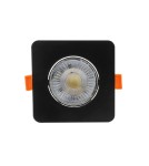 Light Prestige Ruchome kwadratowe oczko podtynkowe Plus czarne LED CCT LP-1506/1RS BK Square Light Prestige Ruchome kwadratowe oczko podtynkowe Plus czarne LED CCT LP-1506/1RS BK Square