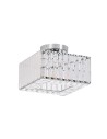 Light Prestige Kwadratowy plafon Vetro chrom 1xE27 LP-2910/1C CH square