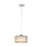 Light Prestige Okrągła lampa wisząca Vetro chrom 1xE27 LP-2910/1P CH round Light Prestige Okrągła lampa wisząca Vetro chrom 1xE27 LP-2910/1P CH round