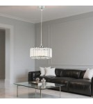 Light Prestige Okrągła lampa wisząca Vetro chrom 1xE27 LP-2910/1P CH round Light Prestige Okrągła lampa wisząca Vetro chrom 1xE27 LP-2910/1P CH round
