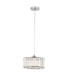 Light Prestige Okrągła lampa wisząca Vetro chrom 1xE27 LP-2910/1P CH round Light Prestige Okrągła lampa wisząca Vetro chrom 1xE27 LP-2910/1P CH round