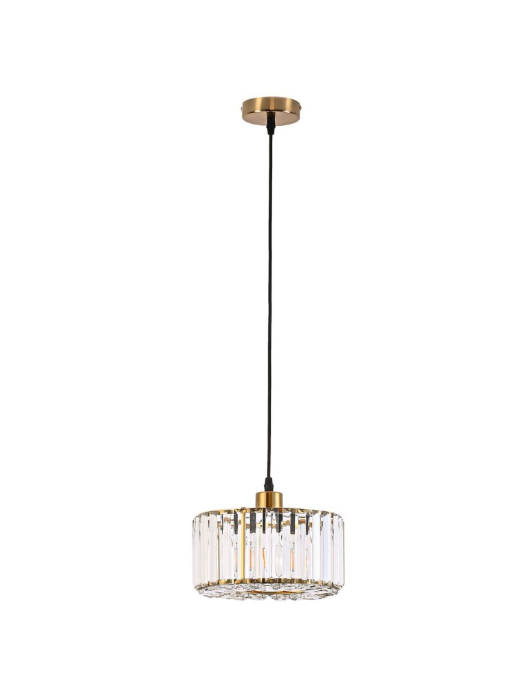 Light Prestige Okrągła lampa wisząca Vetro Złota1xE27 LP-2910/1P GD round Light Prestige Okrągła lampa wisząca Vetro Złota1xE27 LP-2910/1P GD round