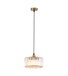 Light Prestige Okrągła lampa wisząca Vetro Złota1xE27 LP-2910/1P GD round Light Prestige Okrągła lampa wisząca Vetro Złota1xE27 LP-2910/1P GD round