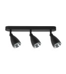 Lampy sufitowe reflektory - Light Prestige Campana 3 spot czarny 3xGU10 LP-3103/3WS BK - product 1