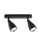 Lampy sufitowe reflektory - Light Prestige Campana 2 spot czarny 2xGU10 LP-3103/2WS BK - product 2
