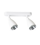 Lampy sufitowe reflektory - Light Prestige Campana 2 spot biały 2xGU10 LP-3103/2WS WH - product 1