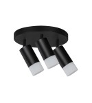 Lampy sufitowe reflektory - Light Prestige Sonaya plafon 3 czarny LP-2803/3C BK - product 1