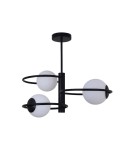 Lampy wiszące - Light Prestige Plafon Dorado ring czarna 3x E14 LP-002/3C ring BK - product 1