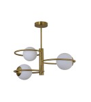 Lampy wiszące - Light Prestige Plafon Dorado ring złota 3 x E14 LP-002/3C ring - product 1