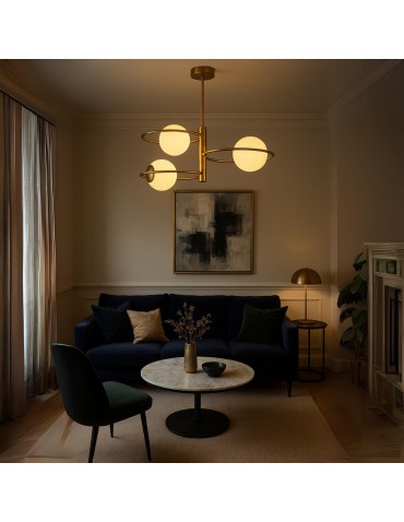 Light Prestige Plafon Dorado ring złota 3 x E14 LP-002/3C ring - produkt 2