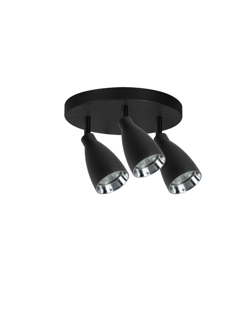Light Prestige Campana 3 plafon czarny 3xGU10 LP-3103/3C BK