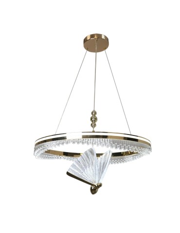 Light Prestige Lampa wisząca Marissa Cristal złota LED CCT LP-2515/1P Cristal GD