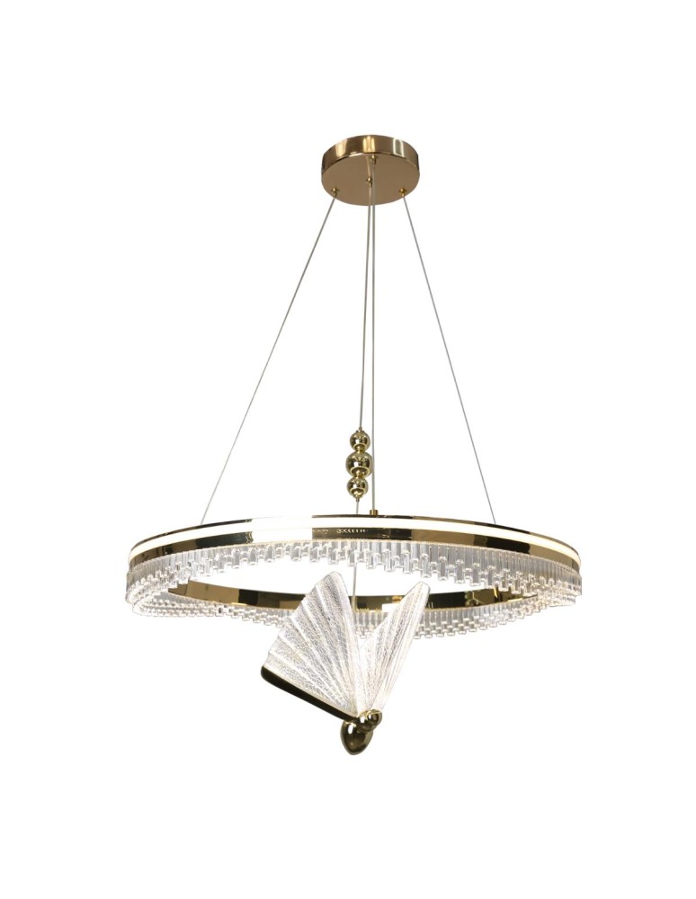 Light Prestige Lampa wisząca Marissa Cristal złota LED CCT LP-2515/1P Cristal GD Light Prestige Lampa wisząca Marissa Cristal złota LED CCT LP-2515/1P Cristal GD