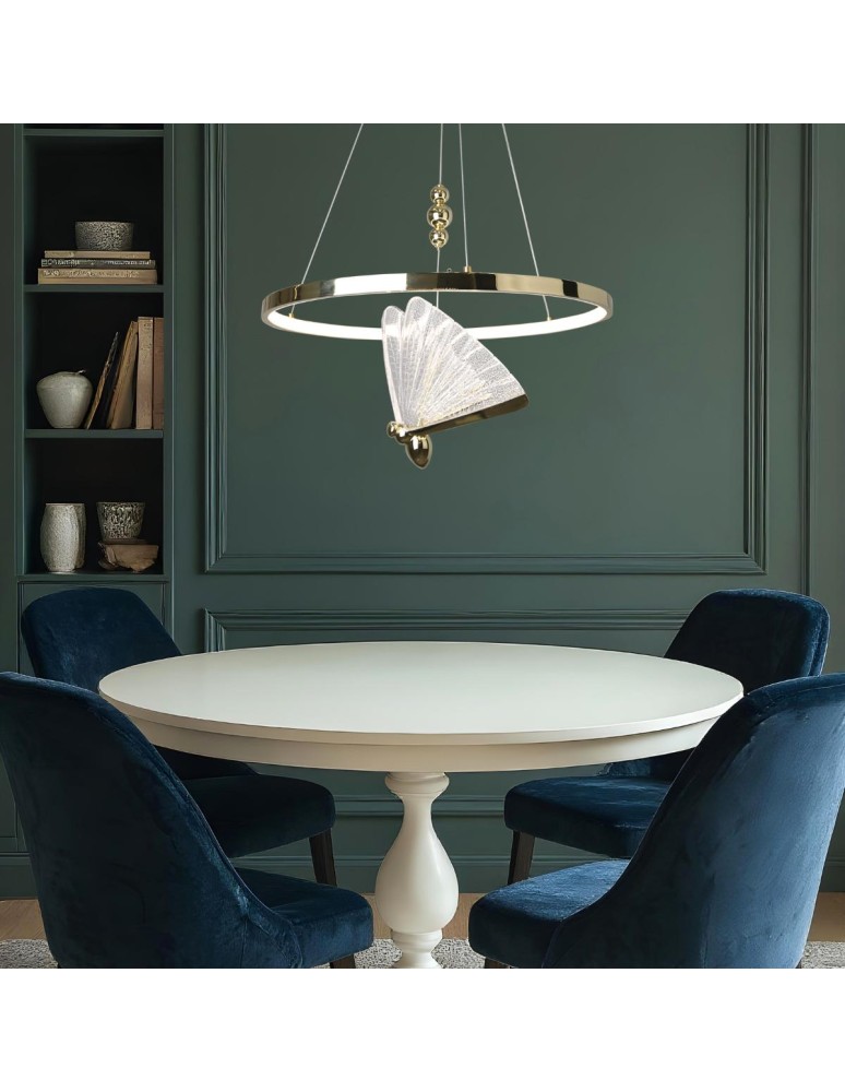 Light Prestige Lampa wisząca Marissa Ring złota LED CCT LP-2515/1P GD Light Prestige Lampa wisząca Marissa Ring złota LED CCT LP-2515/1P GD