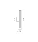 Light Prestige Kinkiet Vena 45 cm czarna LED CCT LP-1010/1W-45 BK Light Prestige Kinkiet Vena 45 cm czarna LED CCT LP-1010/1W-45 BK