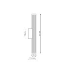 Kinkiety - Light Prestige Kinkiet Vena 60 cm złoty LED CCT LP-1010/1W-60 GD - product 3