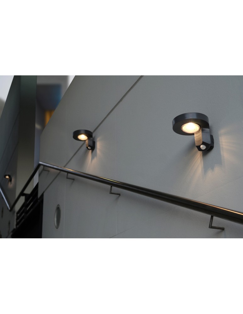Lampy solarne - Lutec DISO - CZUJNIK RUCHU Ścienna LED Szary 6906702335 - produkt kolory-swiatla.pl 7