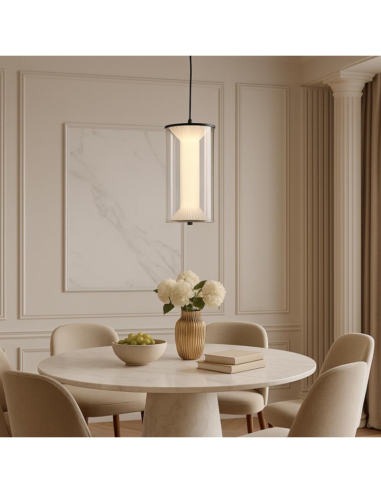 Light Prestige Lampa wisząca Aeris transparentna LED CCT LP-2137/1P TR Light Prestige Lampa wisząca Aeris transparentna LED CCT LP-2137/1P TR