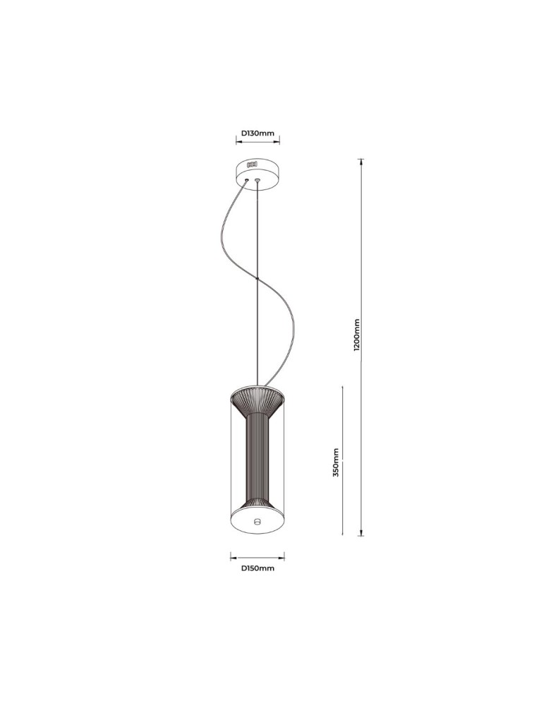 Light Prestige Lampa wisząca Aeris transparentna LED CCT LP-2137/1P TR Light Prestige Lampa wisząca Aeris transparentna LED CCT LP-2137/1P TR